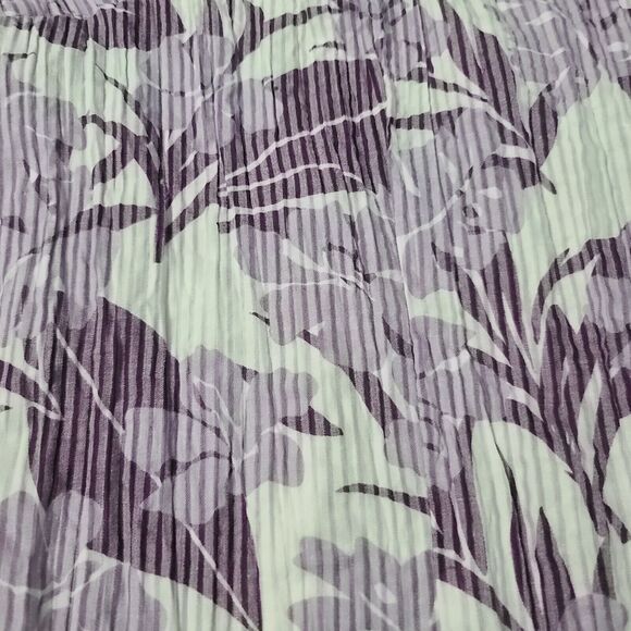 Fred David Petites Womens Button Up Blouse Multicolor Size PM Polyester Blend - Picture 12 of 12